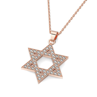 EZ - 042 DIAMOND STAR OF DAVID PENDANT - Zahav® Fine Jewelry