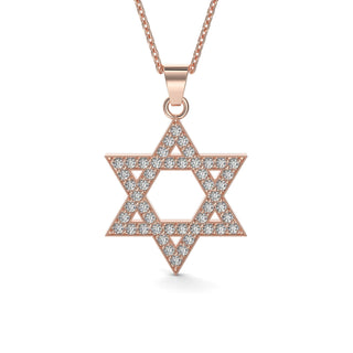 EZ - 042 DIAMOND STAR OF DAVID PENDANT - Zahav® Fine Jewelry
