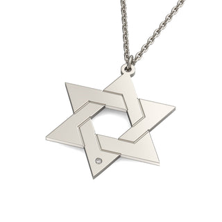EZ - 058 LASER DIAMOND PENDANT - Zahav® Fine Jewelry