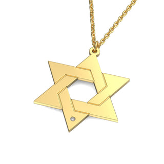 EZ - 058 LASER DIAMOND PENDANT - Zahav® Fine Jewelry
