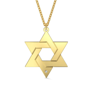 EZ - 058 LASER DIAMOND PENDANT - Zahav® Fine Jewelry