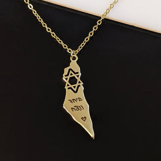 Gold Map of Israel - Together We Will Win - Beyachad Nenatzeach - Zahav.Gold