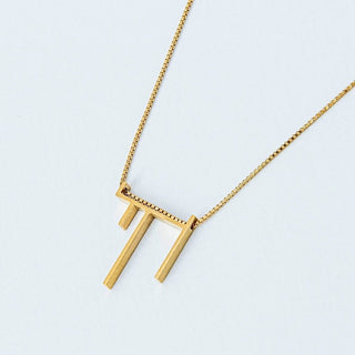 Ultra Modern Minimalist Chai Pendant Necklace - Zahav® Fine Jewelry